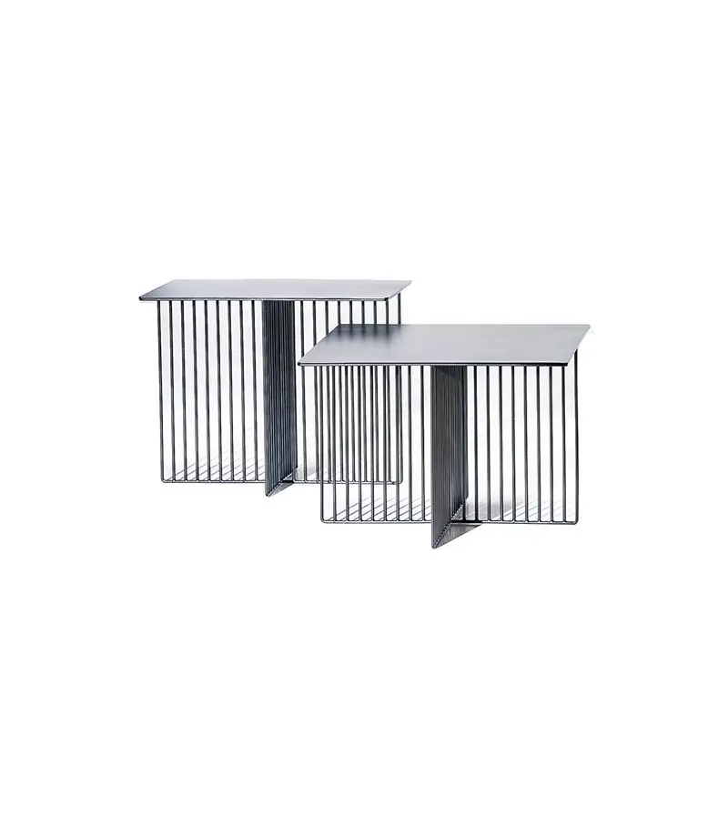 Table basse Accursio en métal design par Antonino Sciortino, mobilier contemporain